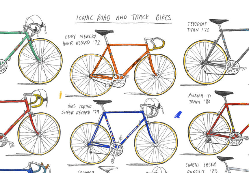 Iconic Road and Track Bikes