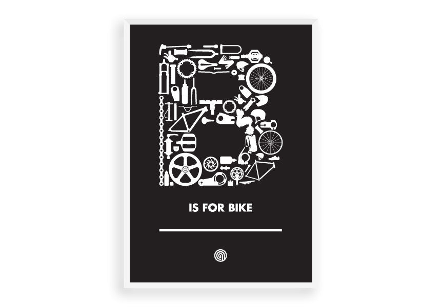 B is for Bike (Black)