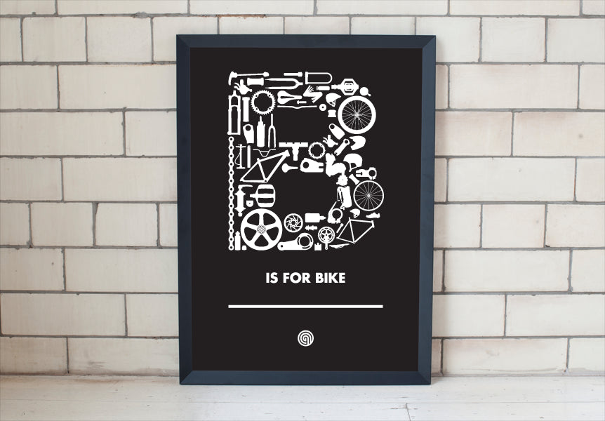 B is for Bike (Black)